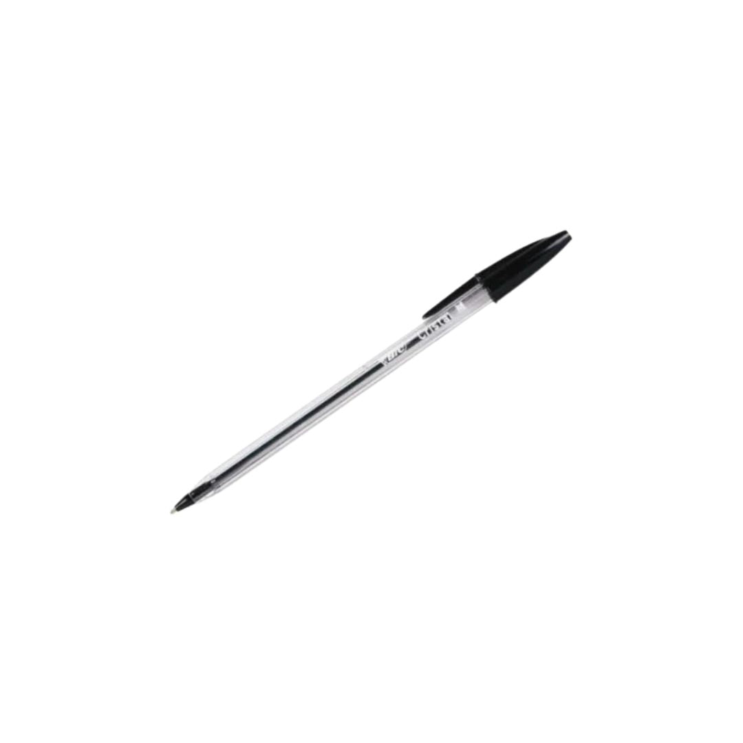 BIC Medium Clear Barrel Crystal Xtra Life Pen