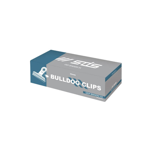 Bulldog  Clips SDS 32mm Stainless Steel 12's