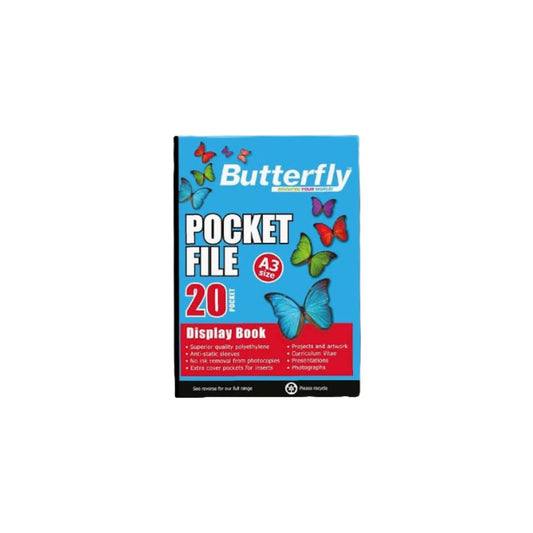 A3 Butterfly Pocket File 20 Page