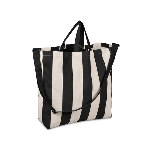 OKIYO  Natsuri Recycled Cotton Canvas Large Beach Bag