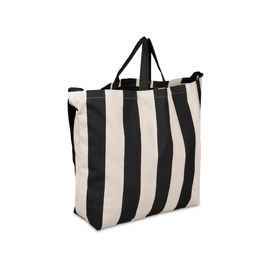 OKIYO  Natsuri Recycled Cotton Canvas Large Beach Bag