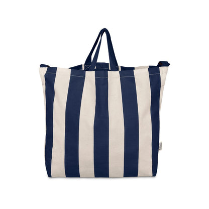 OKIYO  Natsuri Recycled Cotton Canvas Large Beach Bag