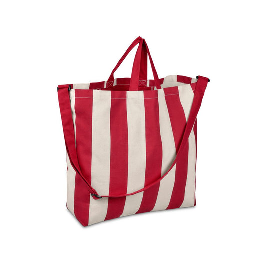 OKIYO  Natsuri Recycled Cotton Canvas Large Beach Bag