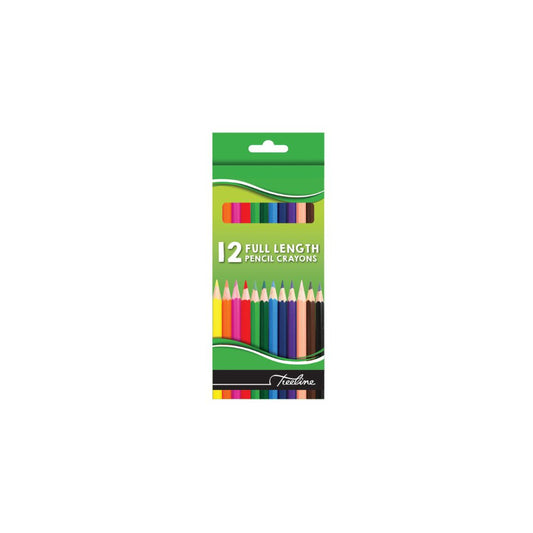 TREELINE Crayons Pencil 12's Full Length