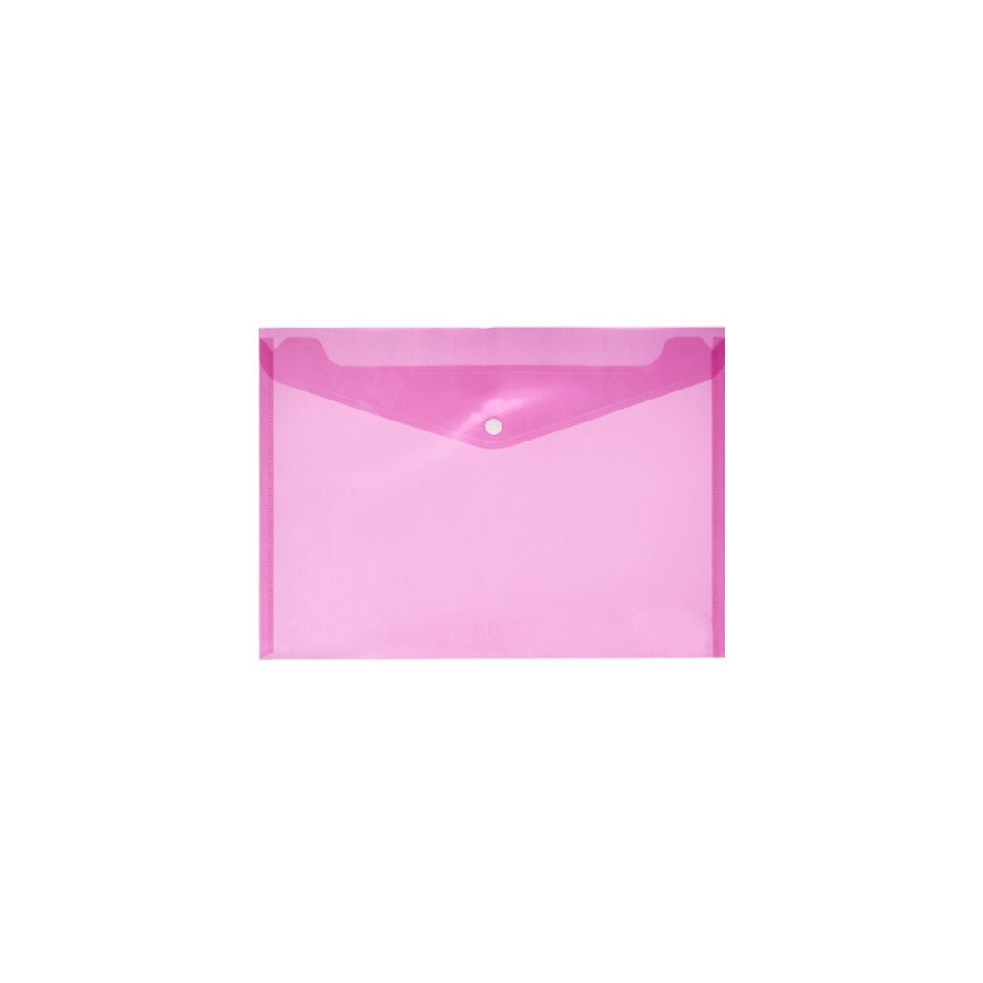 MEECO Folder A4 PVC Carry Folder with Stud 180 micron