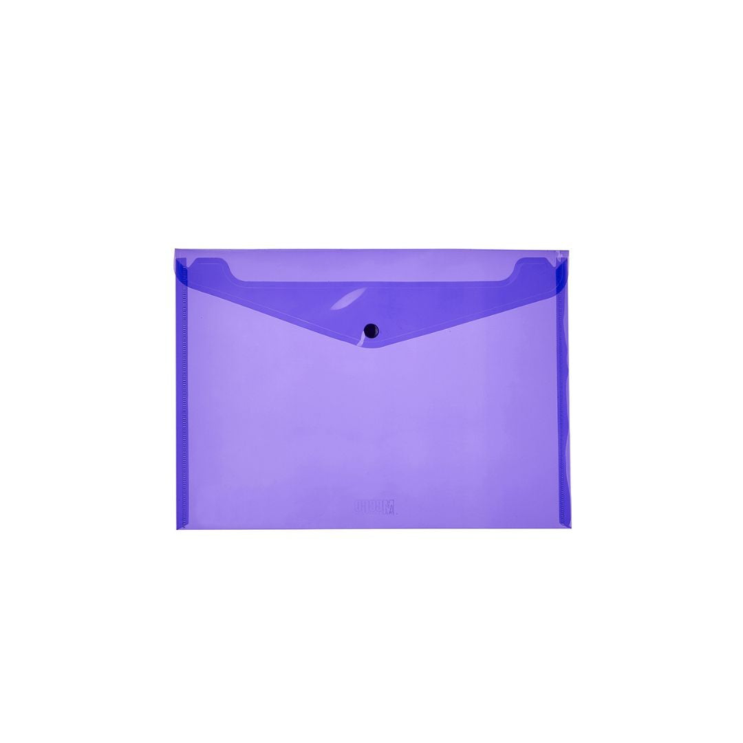 MEECO Folder A4 PVC Carry Folder with Stud 180 micron