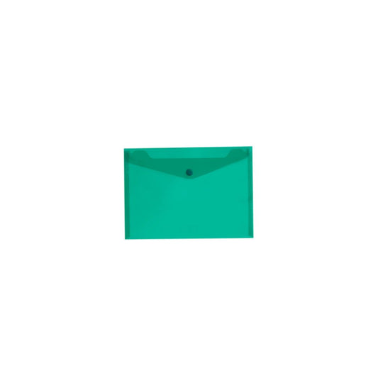 MEECO Folder A5 PVC Carry Folder with Stud 180 micron 5 Pack