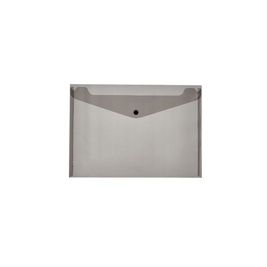 MEECO Folder A4 PVC Carry Folder with Stud 180 micron 5 Pack