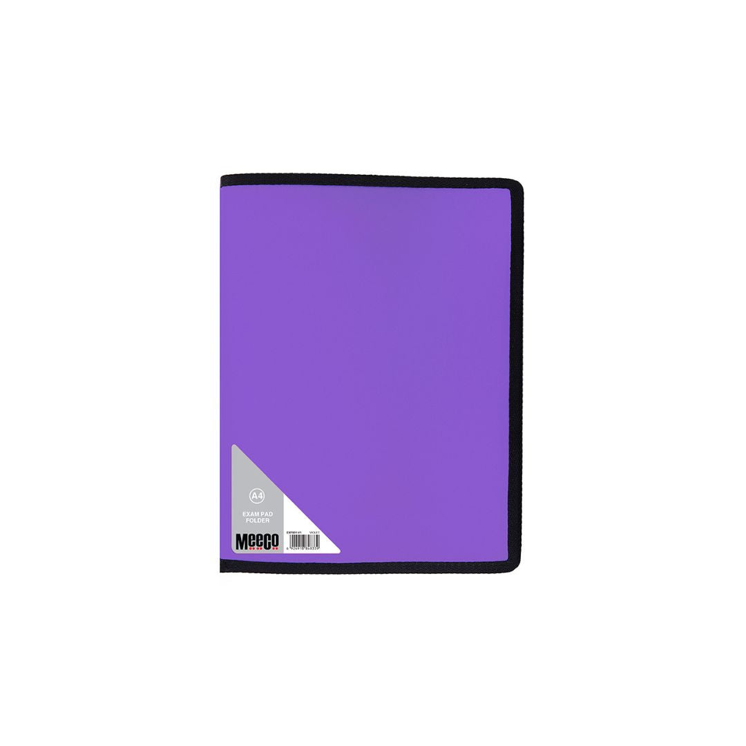 MEECO A4 Exam Pad Folder with 30 Page Exam Pad