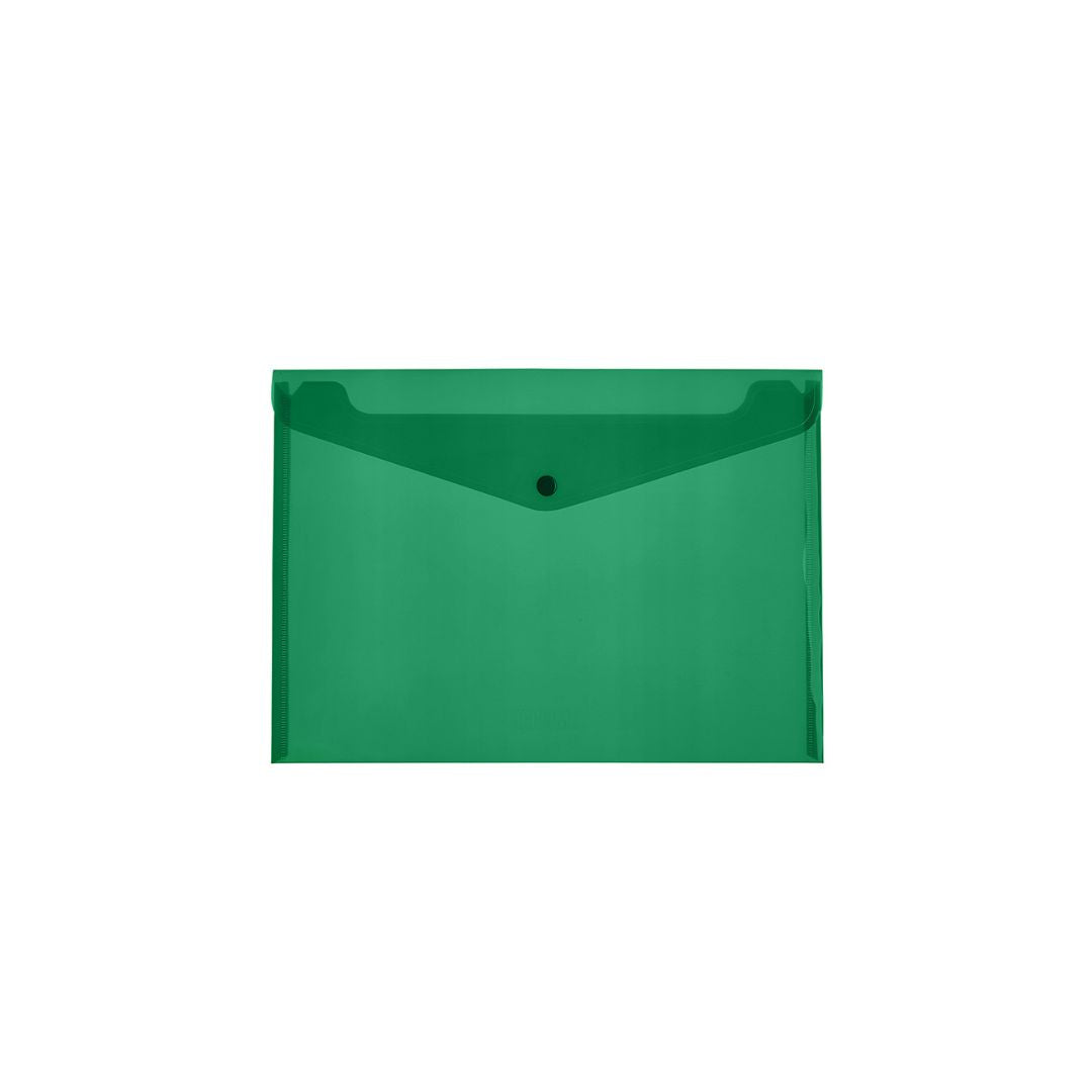 MEECO Folder A4 PVC Carry Folder with Stud 180 micron