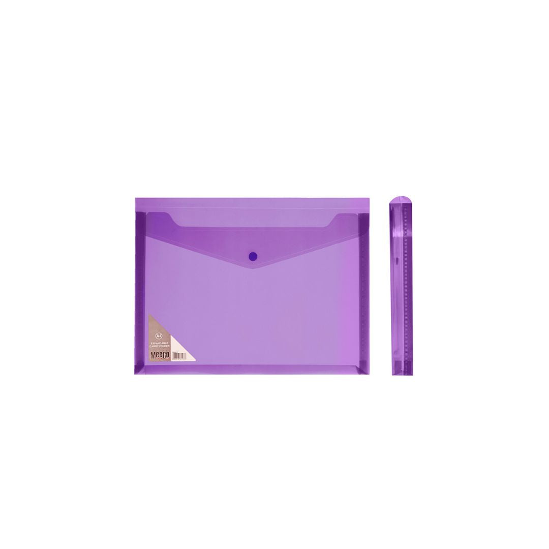 MEECO Folder A4 Expandable Carry Folder 5 Pack