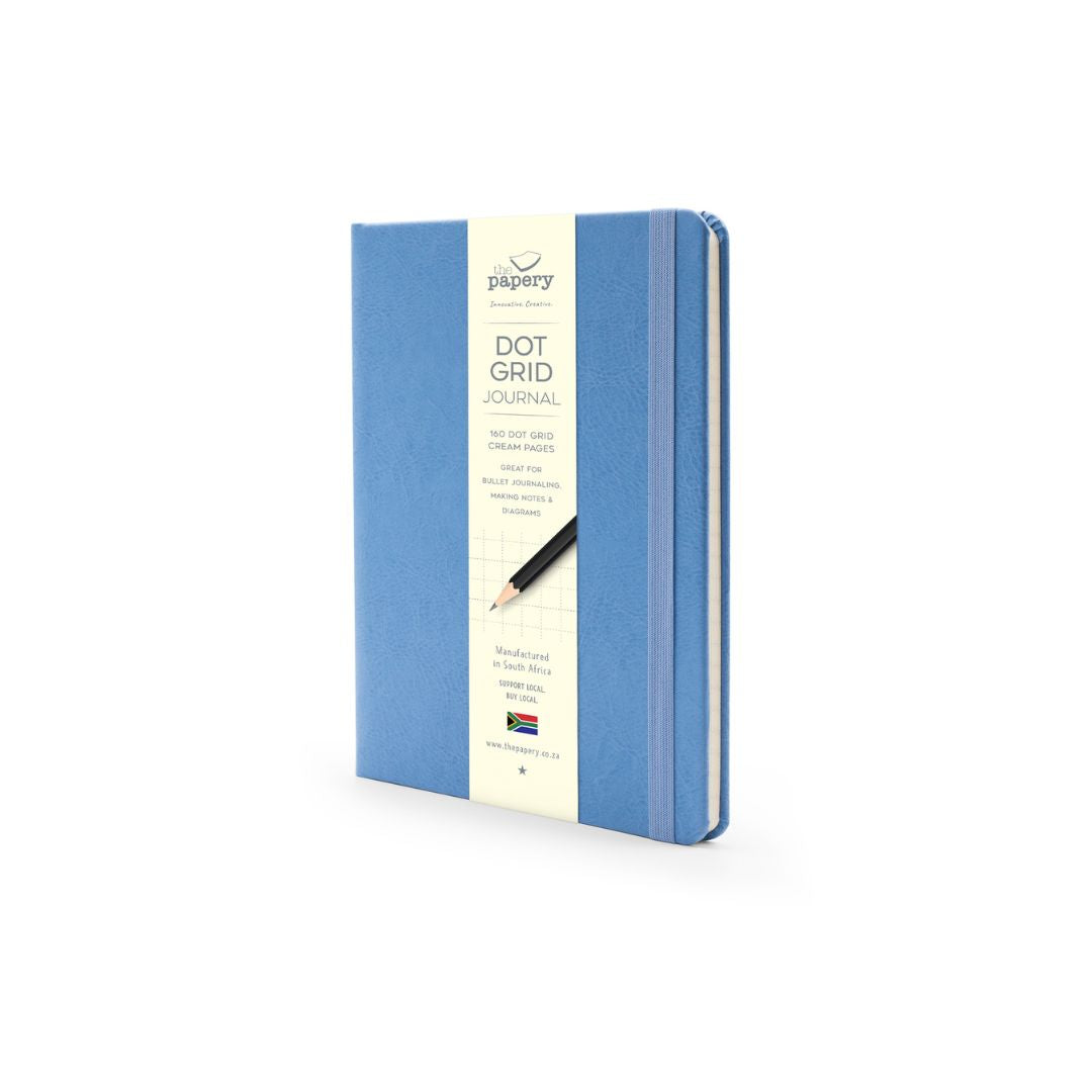 THE PAPERY A5 Classic Hard Cover Journal 160 Pages Blue