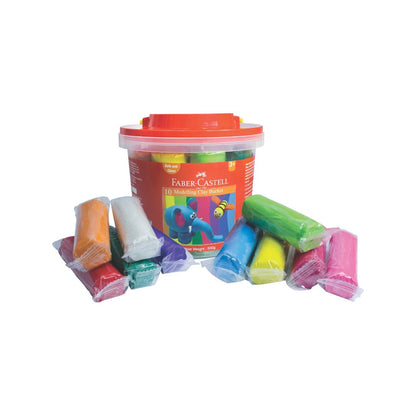 FABER CASTELL Modelling Clay 500GMS (10's) Bucket