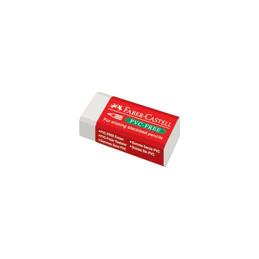 FABER CASTELL (PVC Free) Eraser (30's)