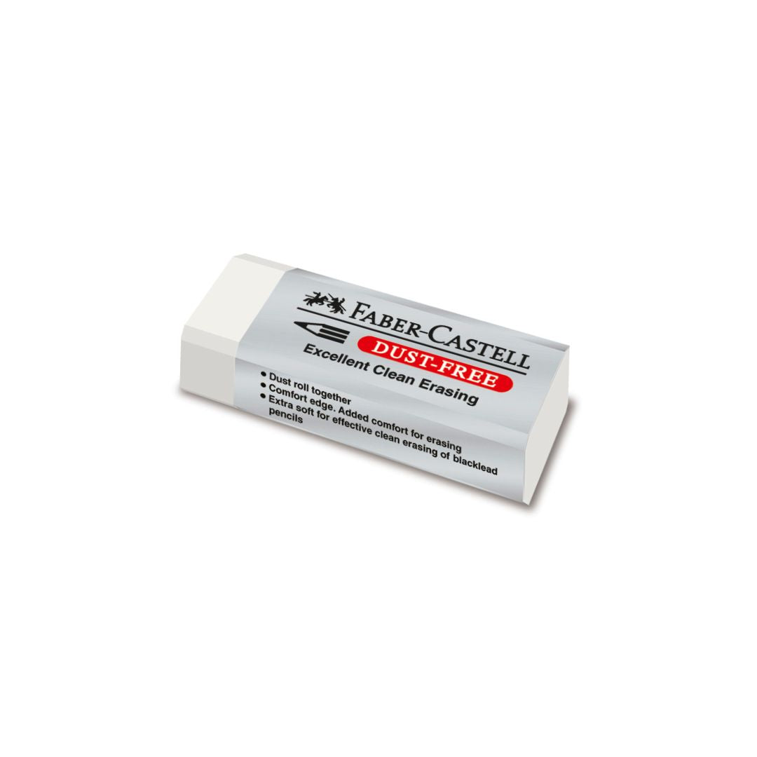 FABER CASTELL (Dust Free) Large Eraser (20's)