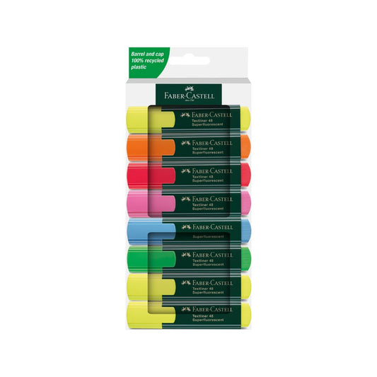 FABER CASTELL Textliners 48 - Wallet of 8