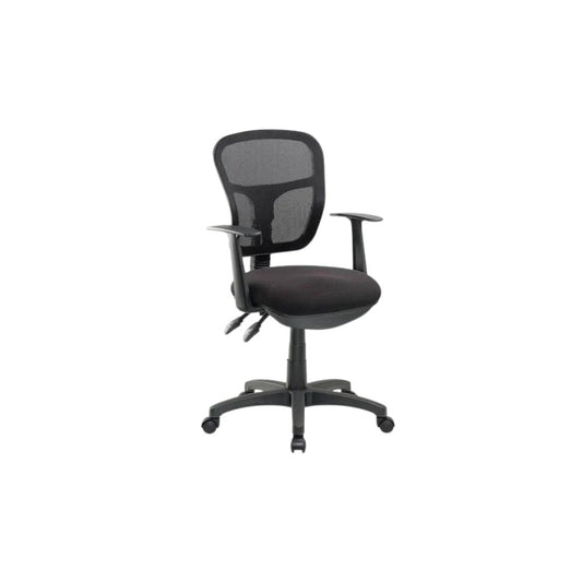 COBALT Jet Mesh Chair With Arms