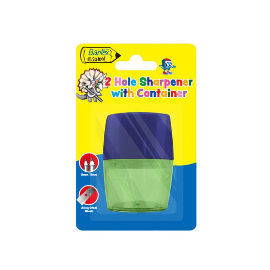 BANTEX @School Pencil Sharpener - with Container