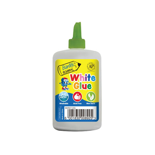 BANTEX @School White Glue 120G - with applicator