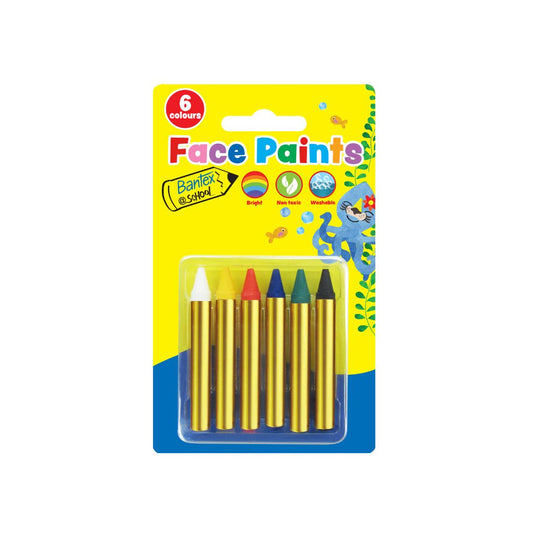 BANTEX @School Face Paints - 6 Colours