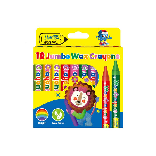 BANTEX @School - Jumbo Wax Crayons (10's)