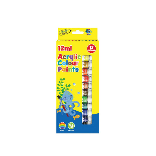 BANTEX @School Acrylic Paint - 12ml Set of 12 Colours