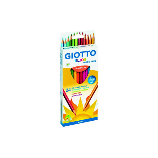 GIOTTO ELIOS Triangular Coloured Pencils 24's