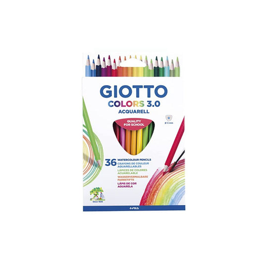 GIOTTO COLORS 3.0  ACQUARELL Coloured Pencils 36's