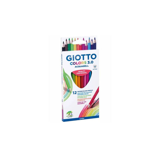 GIOTTO COLORS 3.0  ACQUARELL Coloured Pencils 12's