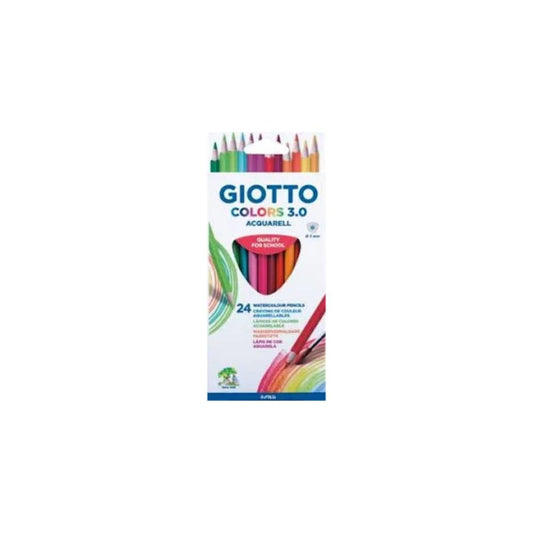 GIOTTO COLORS 3.0  ACQUARELL Coloured Pencils 24's