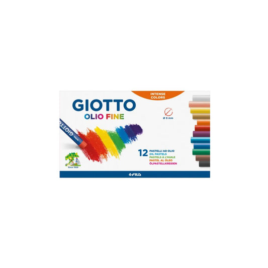 GIOTTO OLIO FINE Oil Pastels 12'S