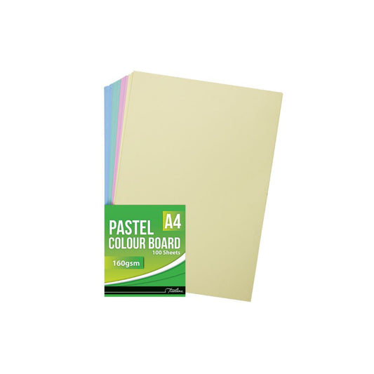 TREELINE A4 Project Board Paper 160gsm  100's Assorted