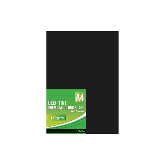 TREELINE A4 Project Board Paper Black 160gsm  100's