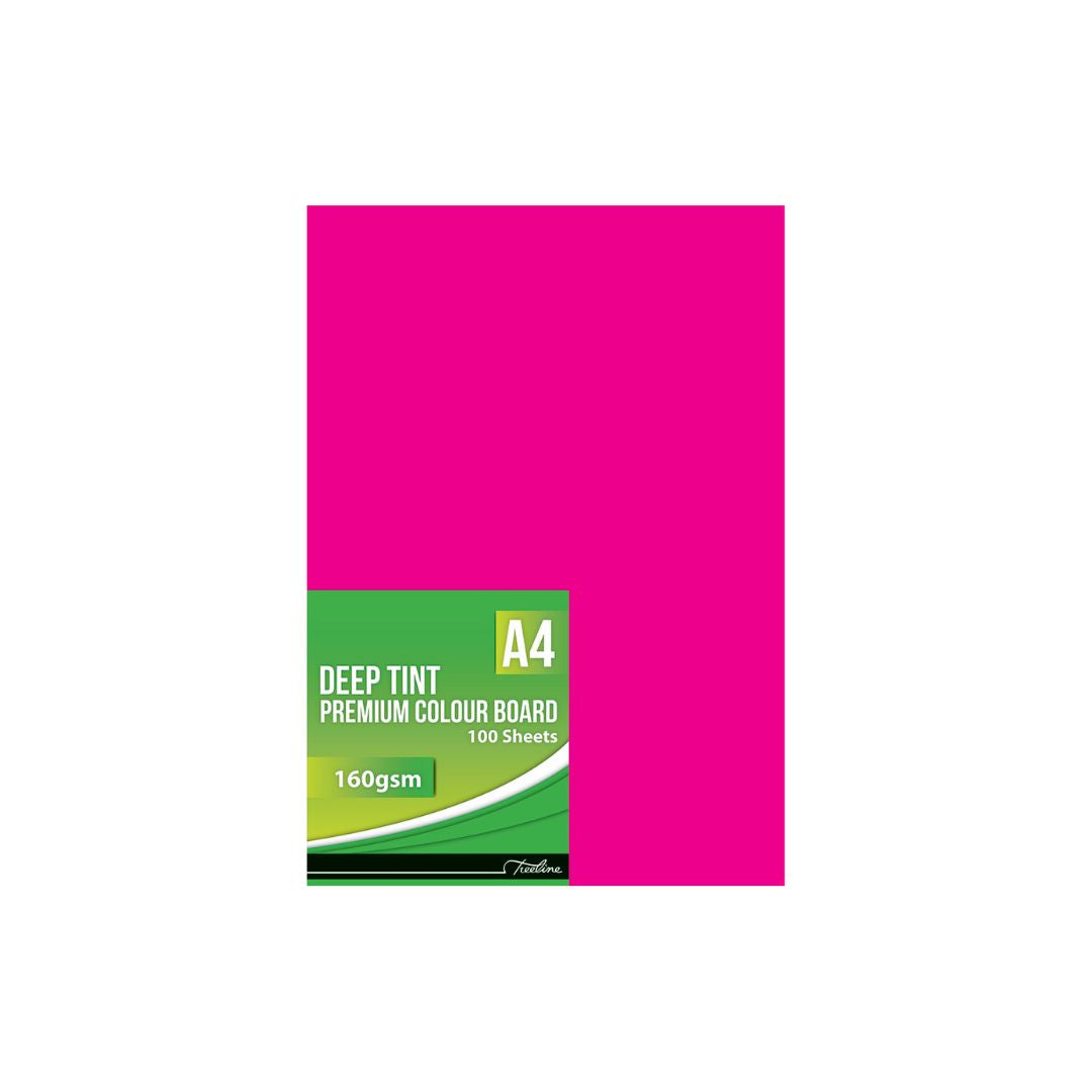 TREELINE A4 Project Board Paper Deep Tint 160gsm  100's