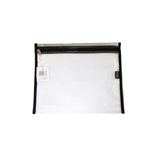 CROXLEY A4 Book Bag Clear with Zip each