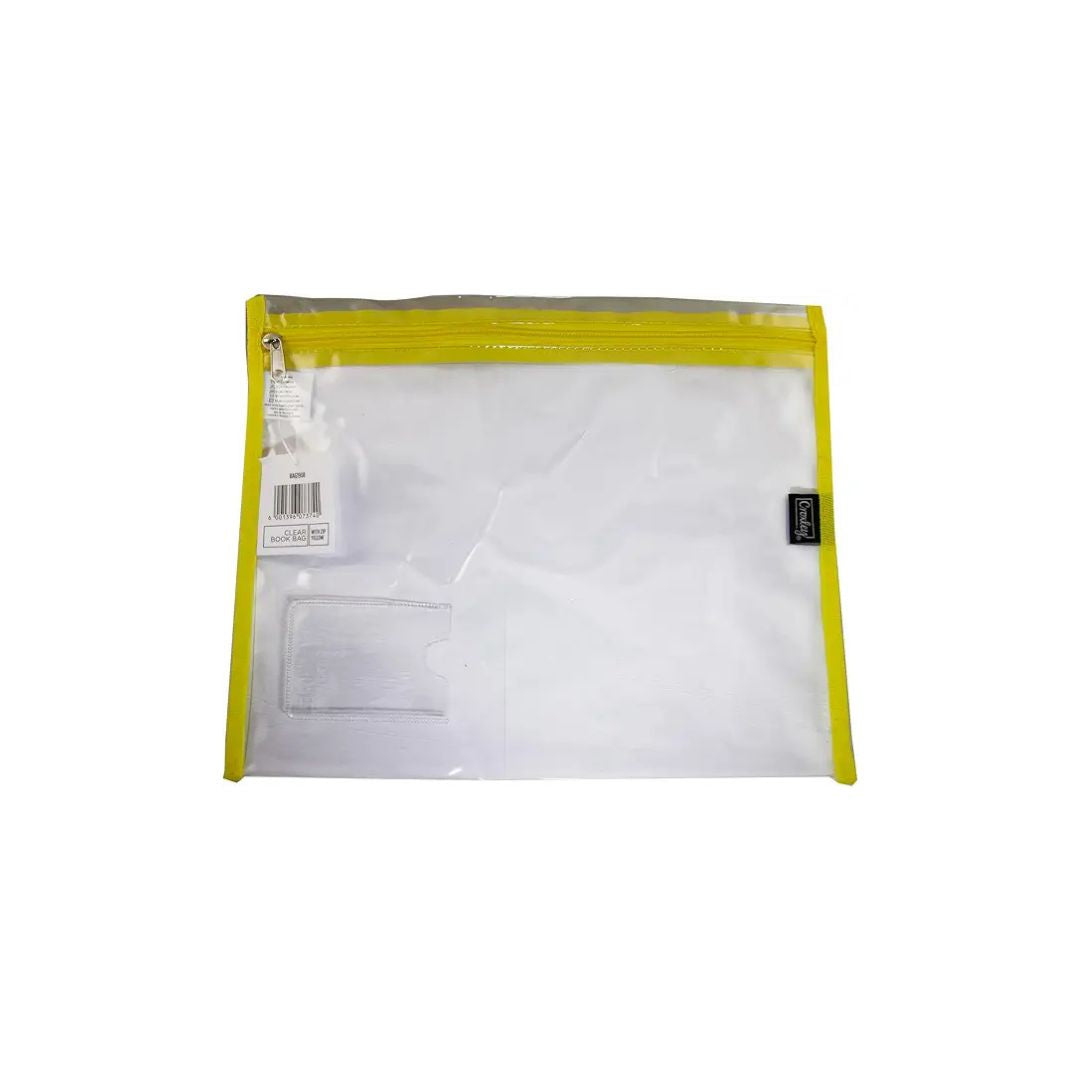 CROXLEY A4 Book Bag Clear with Zip each