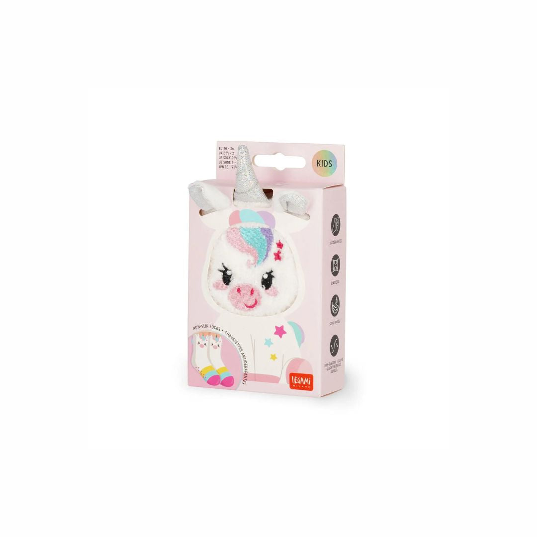 LEGAMI Kids Non Slip Socks to fit Size 8 to 2
