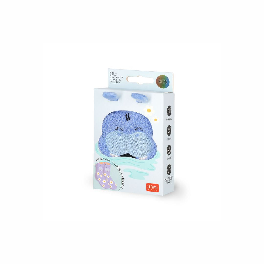 LEGAMI Kids Non Slip Socks to fit Size 8 to 2