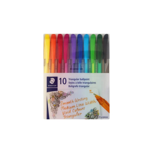 STAEDTLER Pens 432 Assorted Colour  10 Pack
