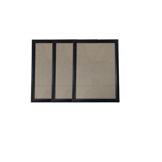A4 Black Photo Frame 3 Pack