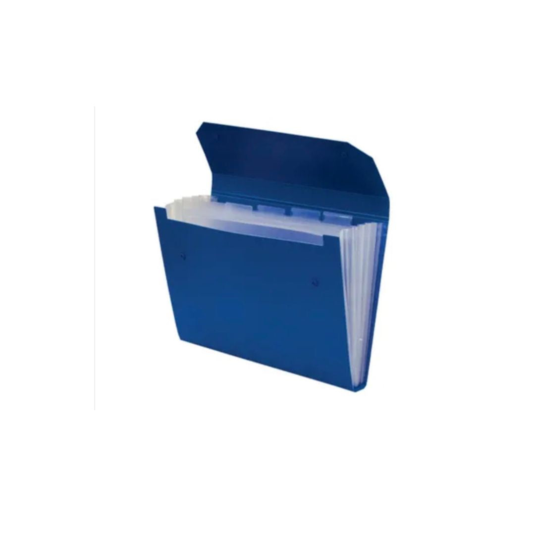 TREELINE A4 PVC Expanding File with Window- 6 Divisions