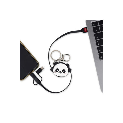 LEGAMI Charge N Roll 3 in 1 Charge Cable Panda