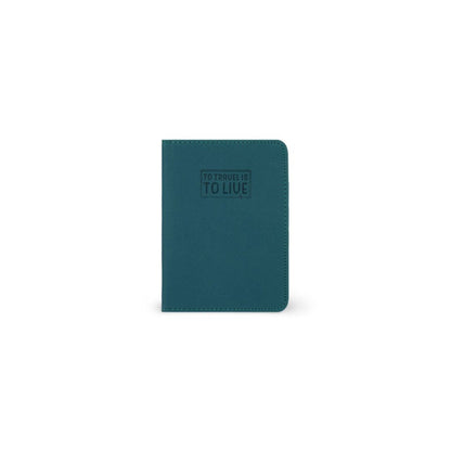 LEGAMI Passport Holder Petrol Blue