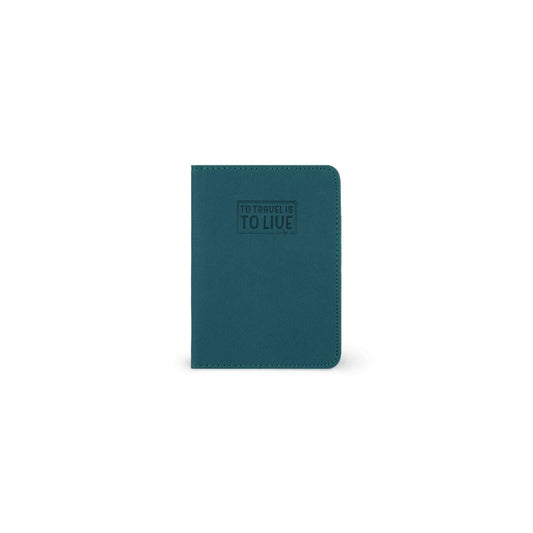 LEGAMI Passport Holder Petrol Blue