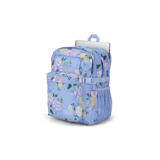 JANSPORT Main Campus Backpack Blue Printed