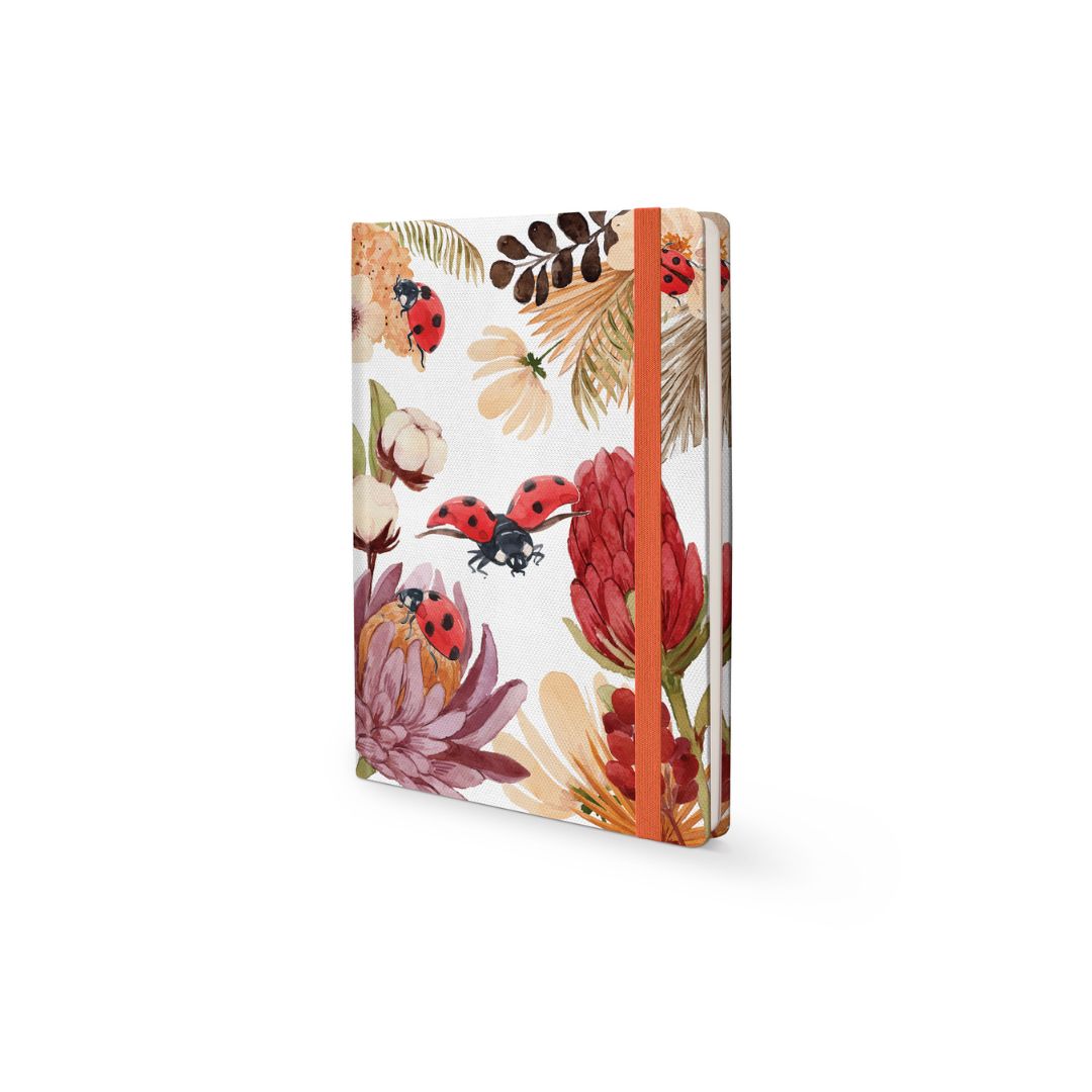 THE PAPERY A5 Ladybugs Hard Cover Journal 160 Pages