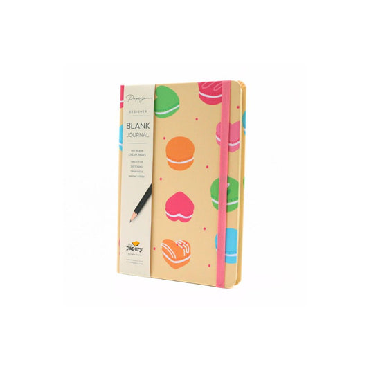 THE PAPERY A5 Retro Macarons Hard Cover Journal 160 Pages