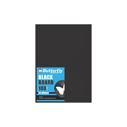BUTTERFLY BOARD - A4 160gsm Bright Colours - PACK OF 100