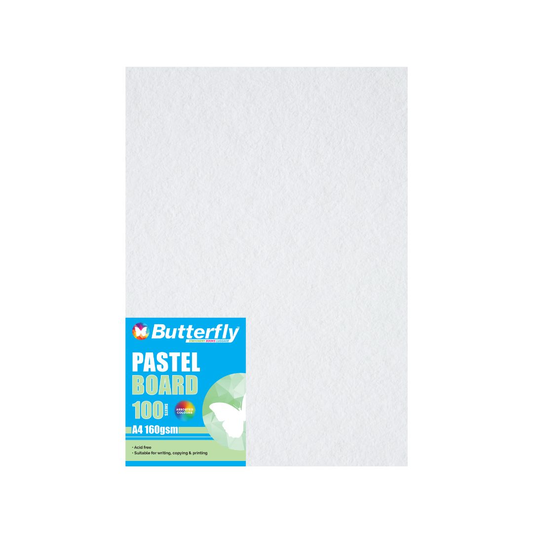 BUTTERFLY BOARD - A4 160gsm Pastel Colours - PACK OF 100