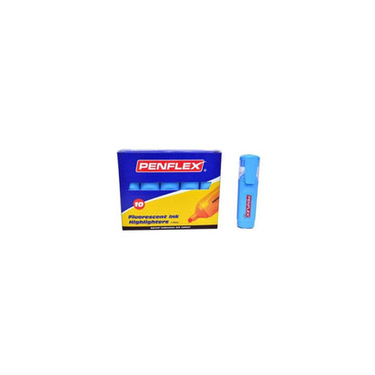 PENFLEX HIGlo 1.5mm Chisel Tip Highlighters - Box of 10
